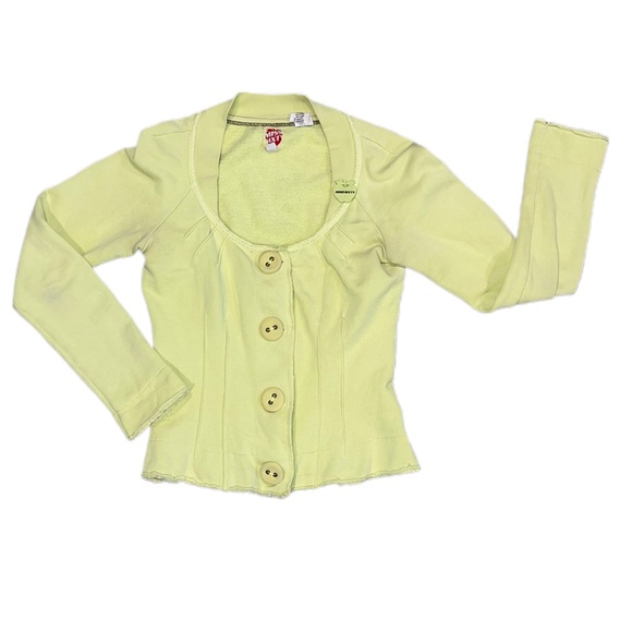 Vintage Miss Sixty Bright Yellow/Green Jacket Size Small - Picture 4 of 10